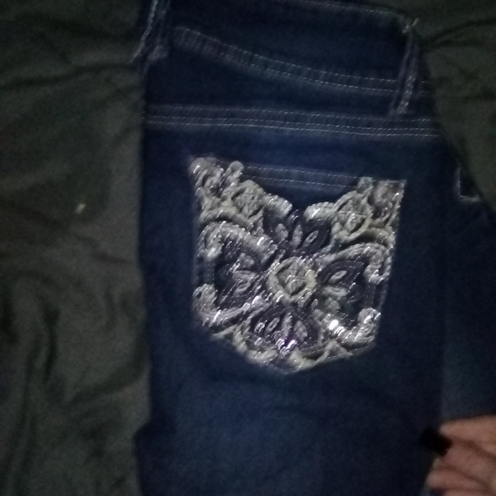 Flare wide leg faded glory jeans